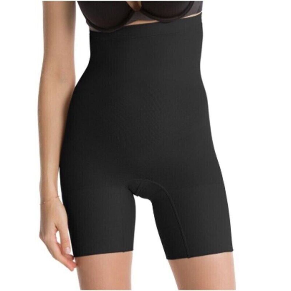 SPANX Power Series High Waisted Shaper Short Size Small Very Black NWT
